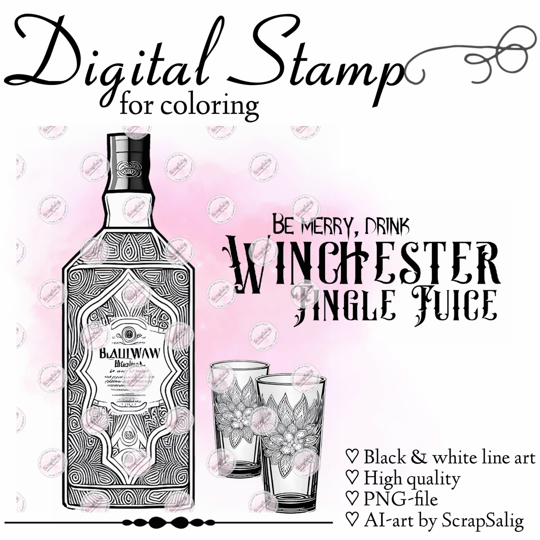 Digital Stämpel - Jingle Juice