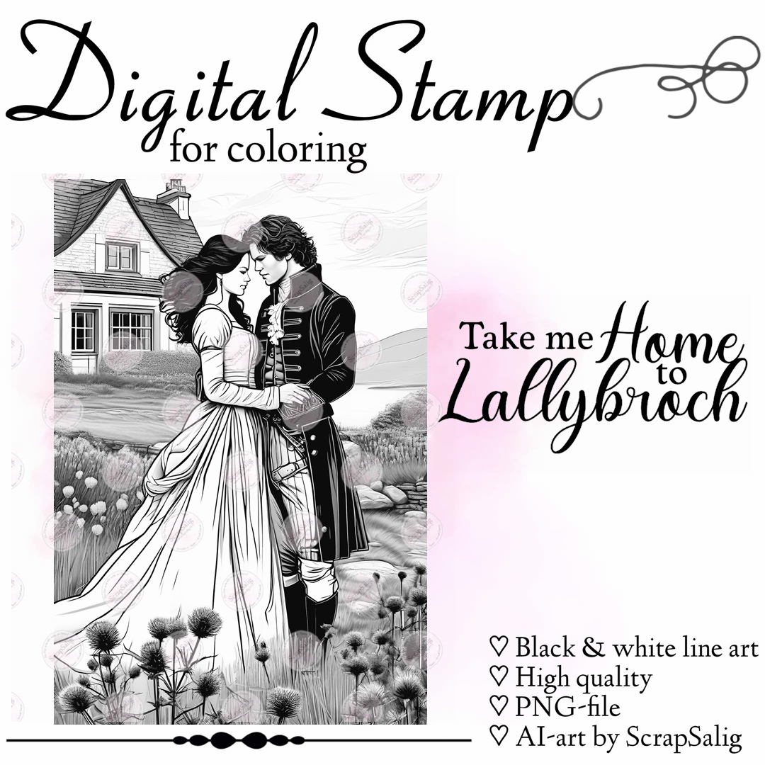 Digital stämpel - Lallybroch Dreams