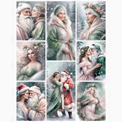 Klippark - WINTER WORLD, Kissing Santa