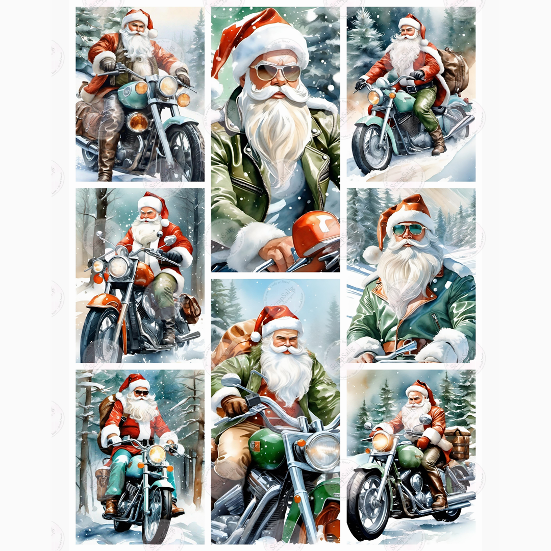 Klippark - WINTER WORLD, Biker Santa