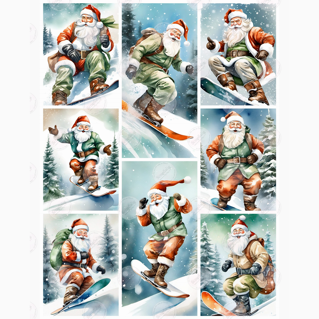 Klippark - WINTER WORLD, Snowboard Santa