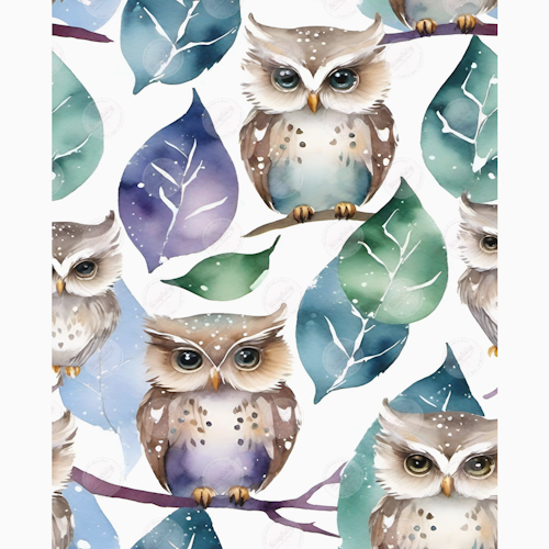 Designark - WINTER WORLD, Icy Owls