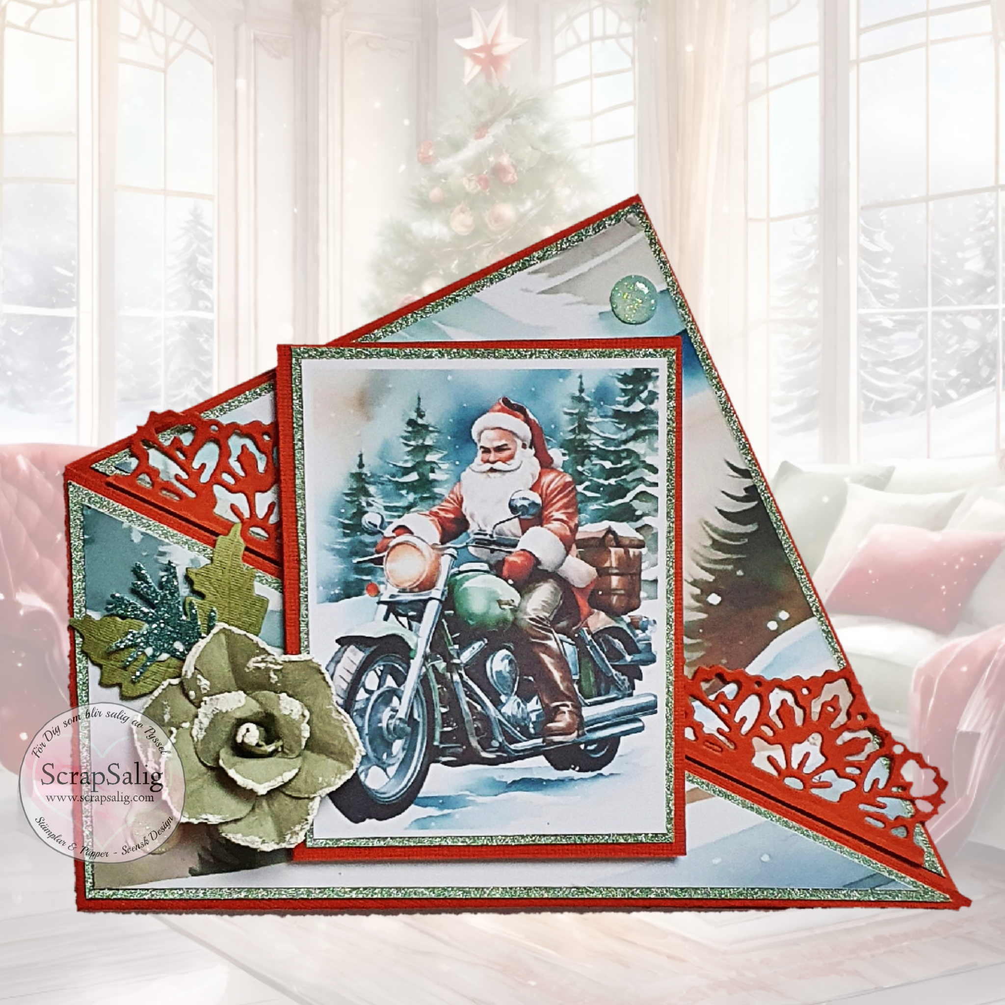 Klippark - WINTER WORLD, Biker Santa