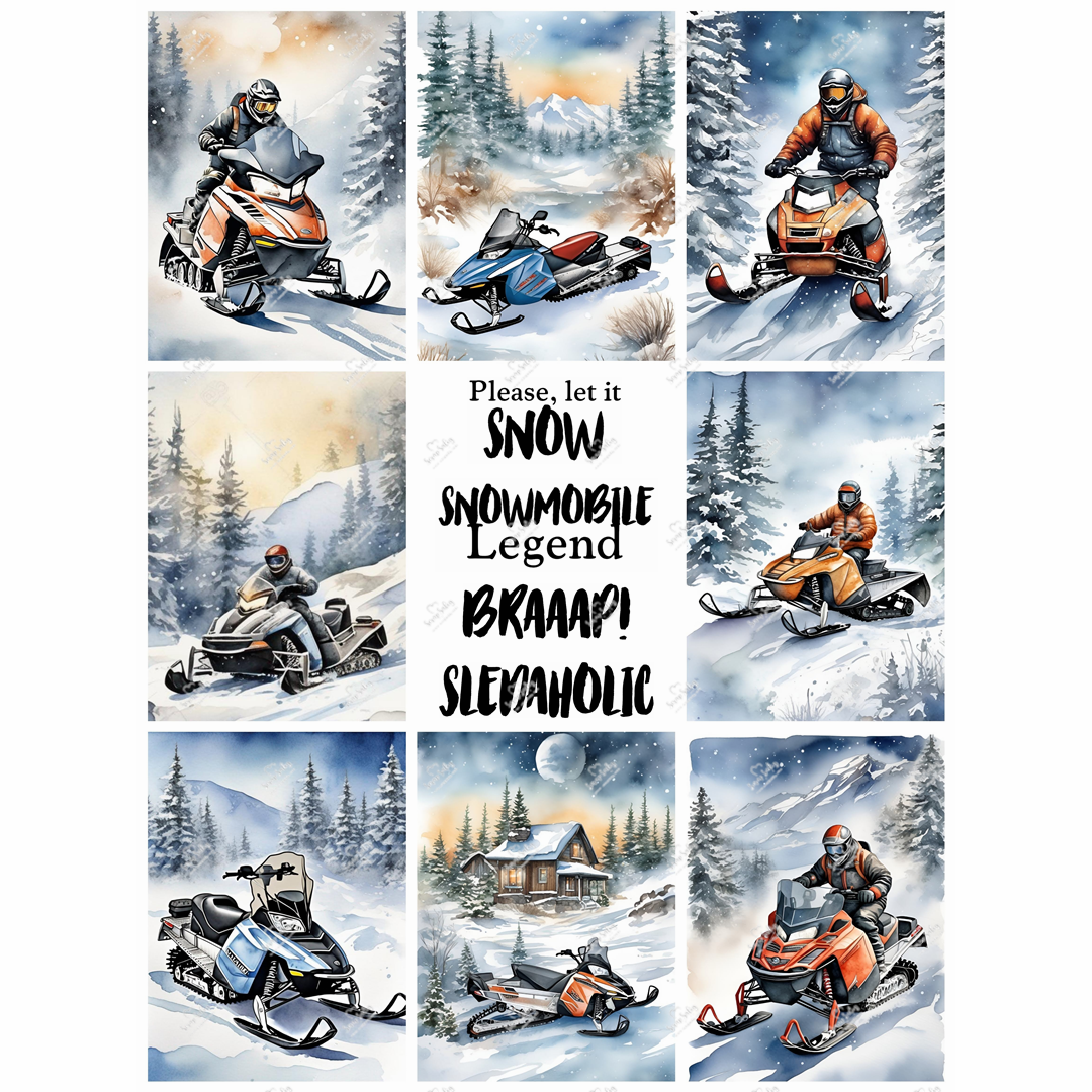 Klippark - WINTER WORLD, Snowmobile Legend