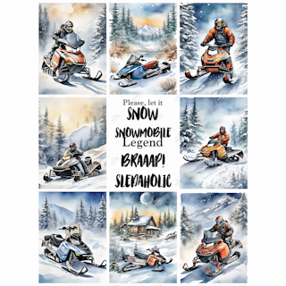 Klippark - WINTER WORLD, Snowmobile Legend