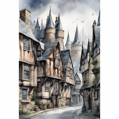 Designark - MAGICAL WORLD, Witchy Village