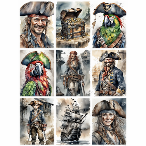 Klippark - FANTASY WORLD, Good old pirates