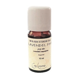 Lavendel Eterisk Olja Fine Pop EKO 10 ml Aromaterapi (Crearome)