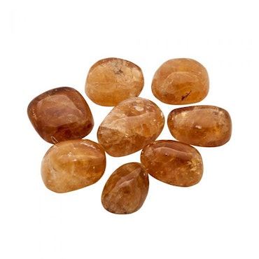 Orange honungskalcit Trumlad 2-3 cm