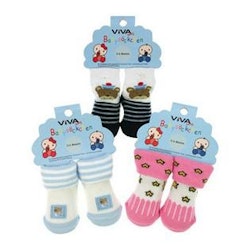 Baby-sockor (Färg: Rosa)