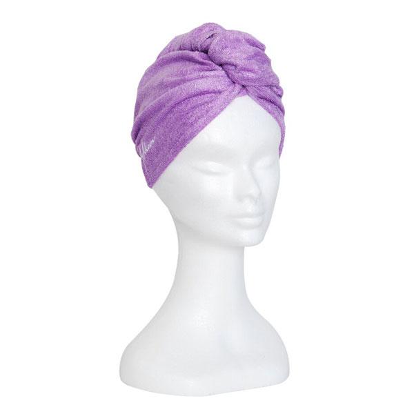Kvalitet Handduk mikrofiber turban (Färg: Lila)
