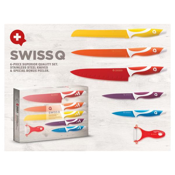 SwissQ keramik-knivar plus skalare