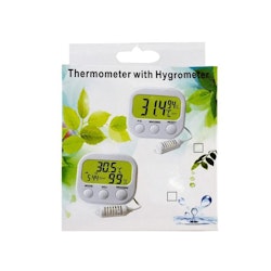 Termometer med hygrometer