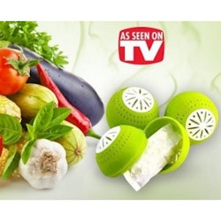 Frukt och grönsaker hållbarhet längre i kylen.