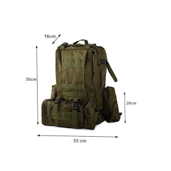 Military backpack militär ryggsäck väska bag 48,5 L