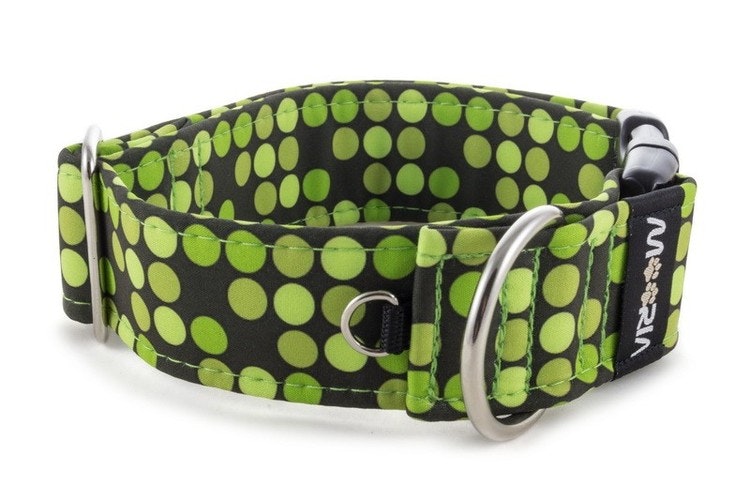 Hundhalsband Green Dots