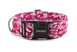 Hundhalsband Camouflage Pink