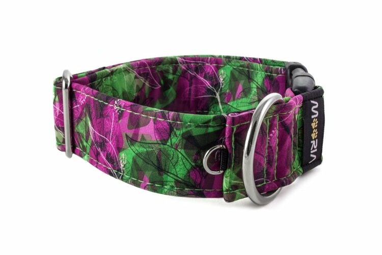 Hundhalsband Purple Green Mood