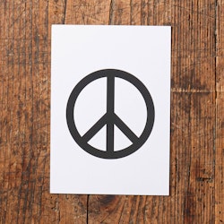 Peace print peacemärke