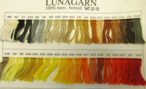 Lunagarn - Vit/svart/grå nyanser