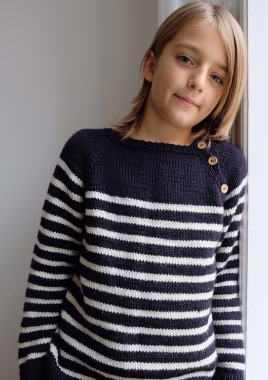 PetiteKnit - Mönster Seaside Sweater Junior