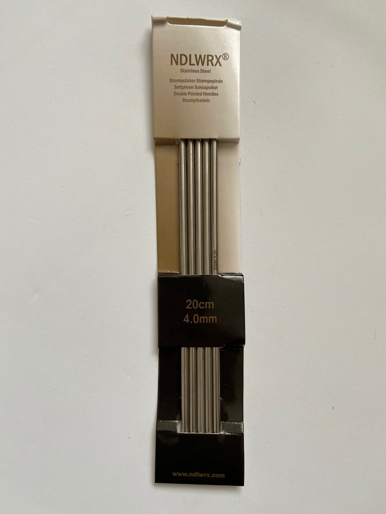 NDLWRX Strumpstickor i stål - 4,0 mm - 20 cm