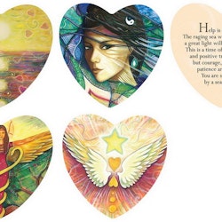 Heart & Soul Oracle Cards (Engelsk) - Hjärtformade kort