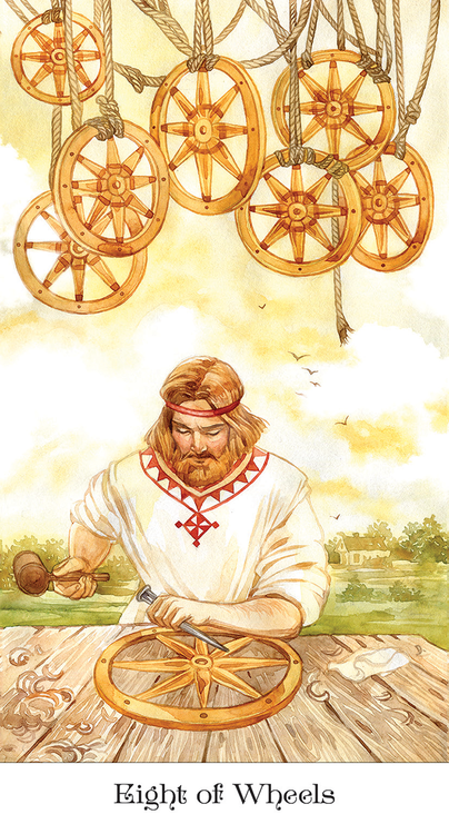 Tarot of the Golden Wheel (Engelsk)
