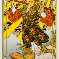 Golden Art Nouveau Tarot EX253 (Engelsk)