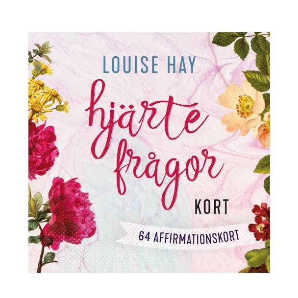 Hjärtefrågor, affirmationskort Louise Hay (Svensk)