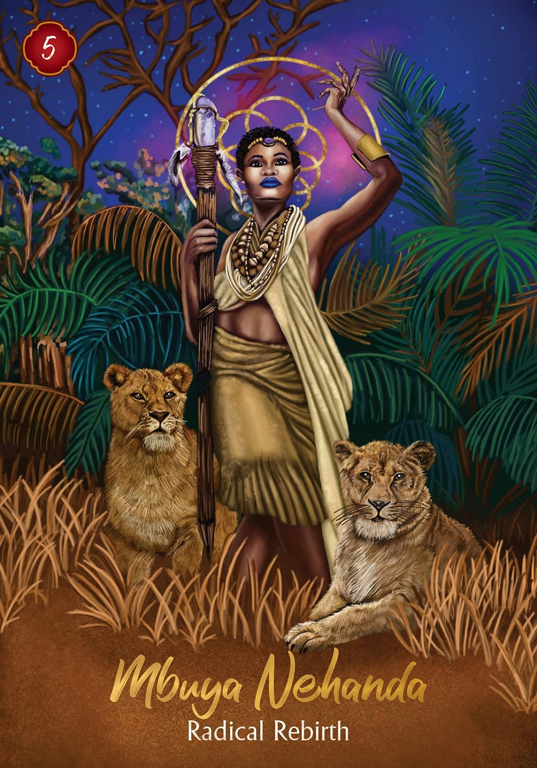 African Goddess Rising Oracle (Engelsk)