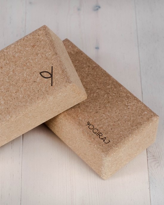 Yoga block cork, standard - Yogiraj