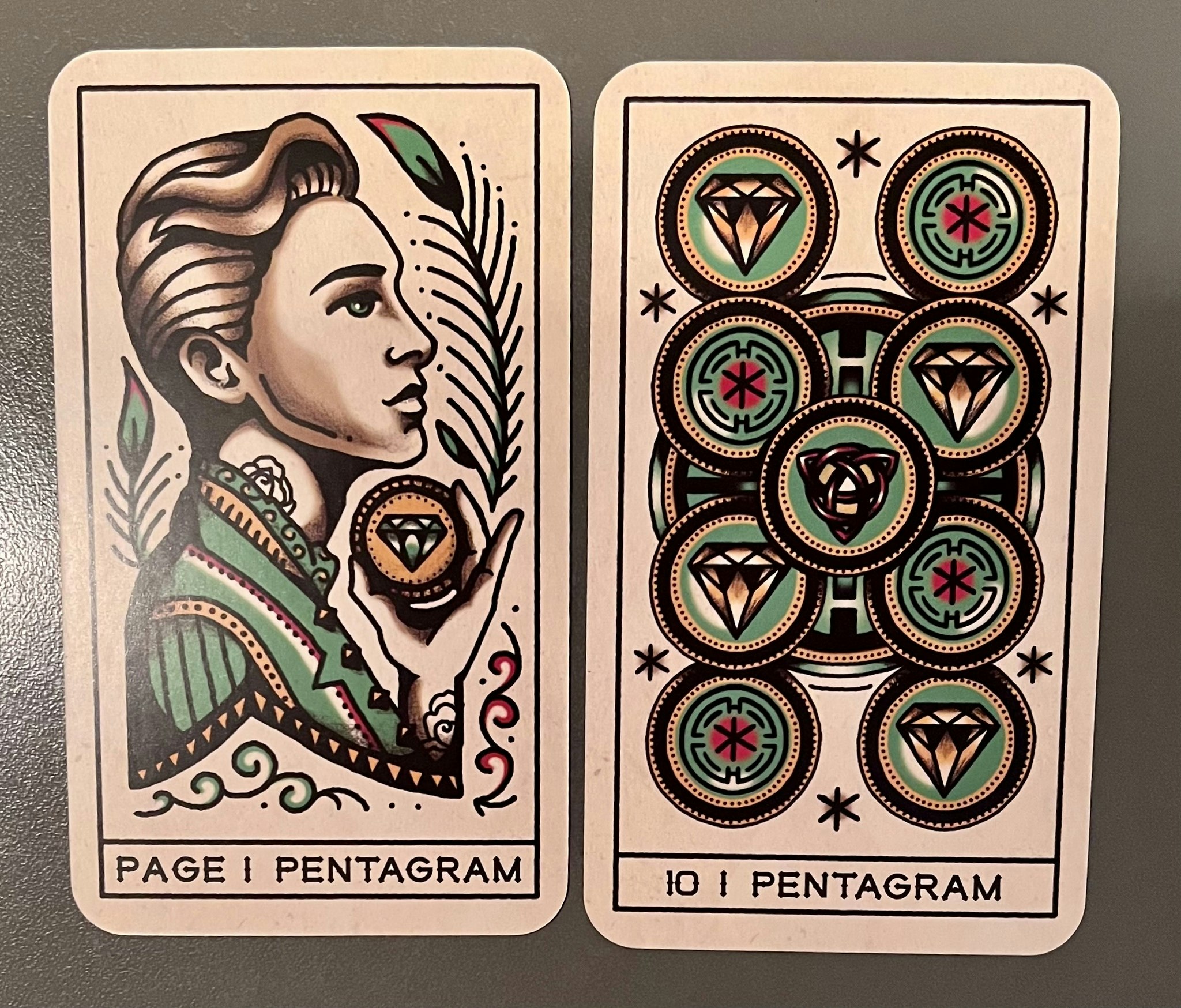 Tarot kort & guide (Svensk)