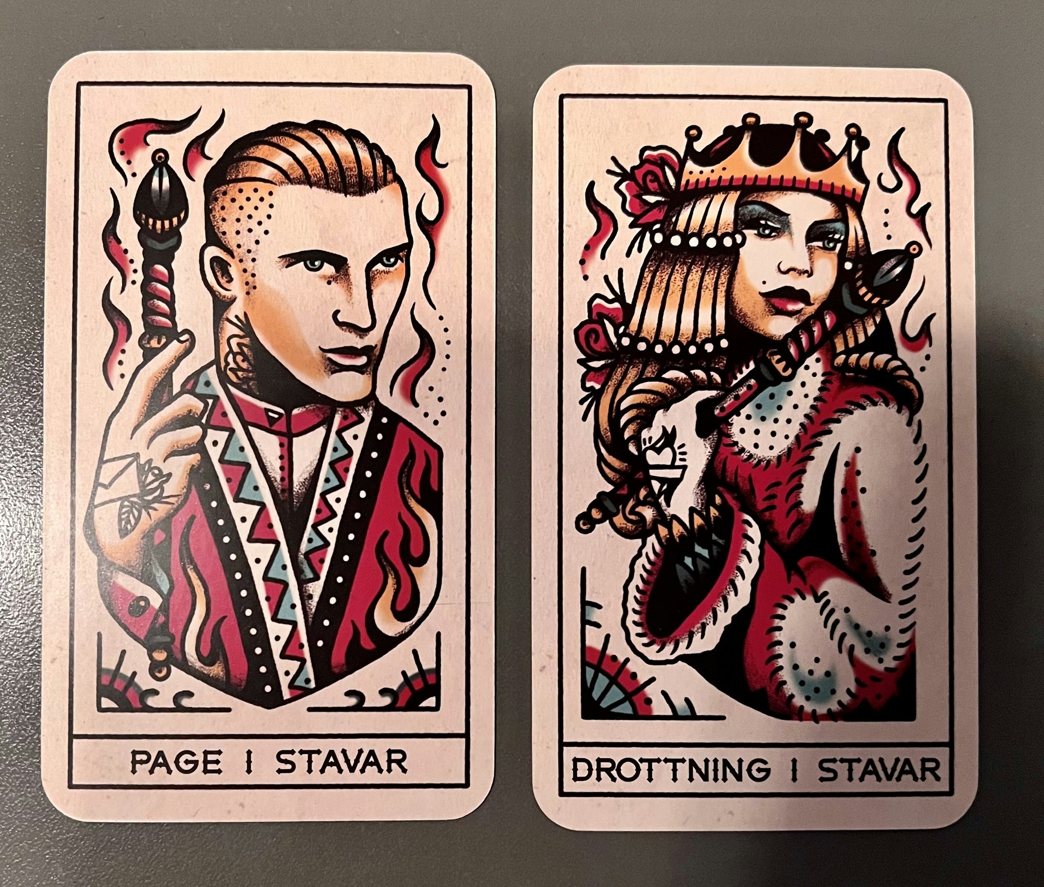 Tarot kort & guide (Svensk)