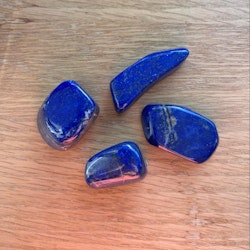 Lapis Lazuli, trumlad modell större AAA 34-45 mm 1 st