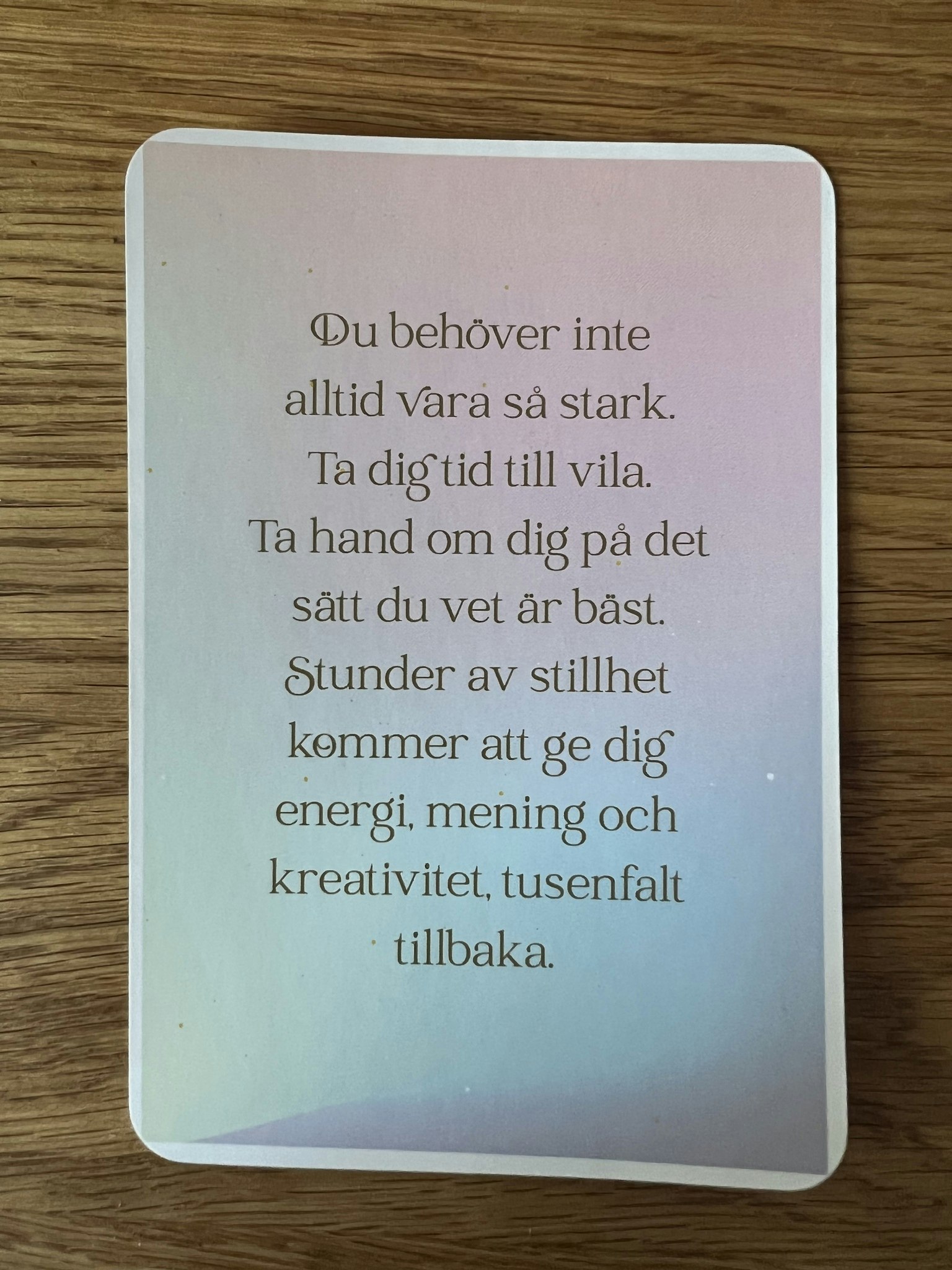 Self love-kortleken (Svensk)