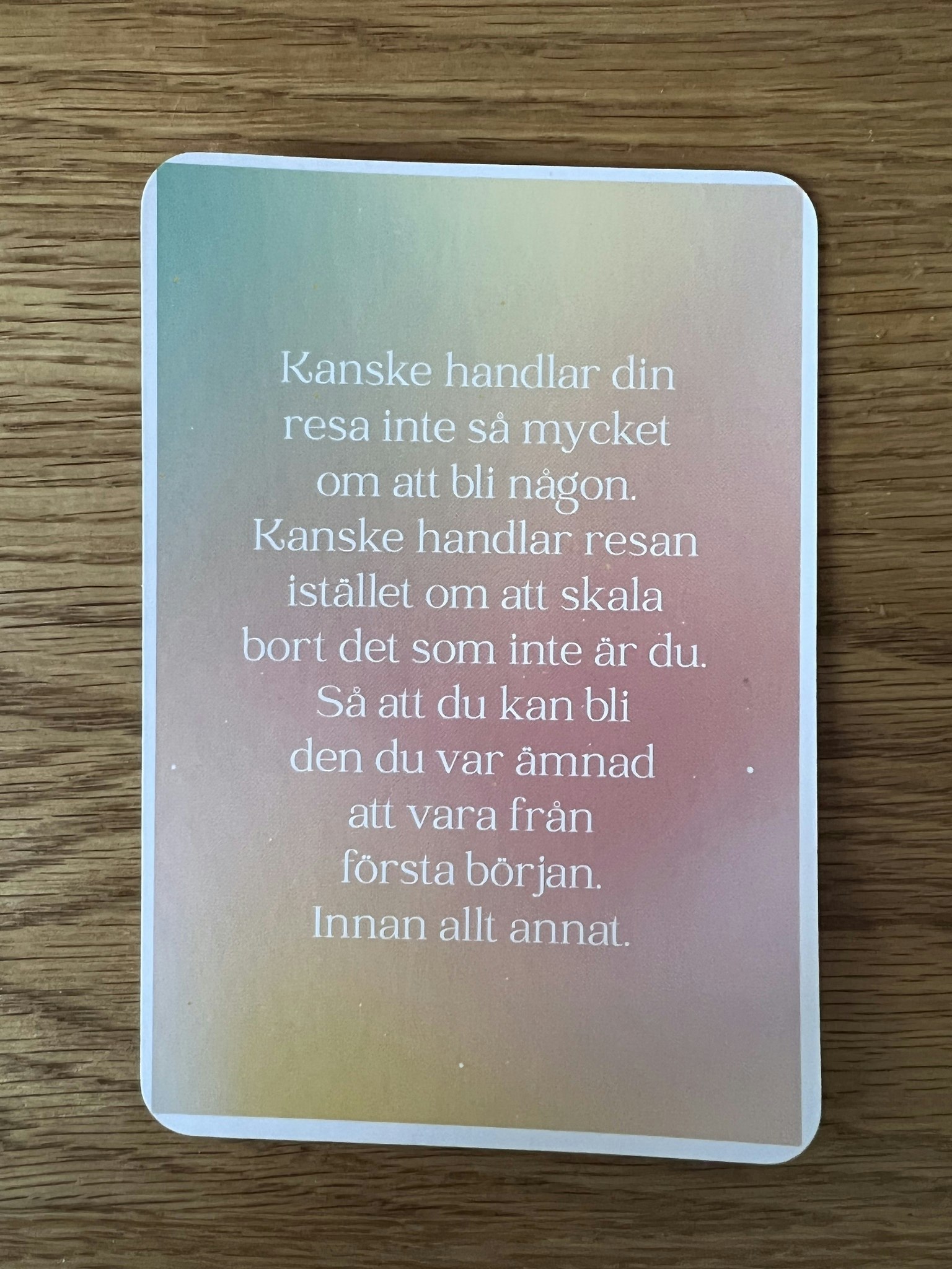 Self love-kortleken (Svensk)