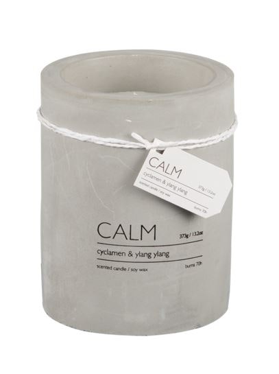 CALM Doftljus M - Cyclamen & ylang ylang Ø9xH12 cm ~70 h