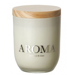 AROMA Doftljus M Coconut & lime Ø8xH11 cm ~45 h