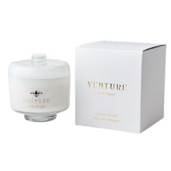 VENTURE Doftljus Pear & ginger, Vit Ø10xH11 cm ~24 h