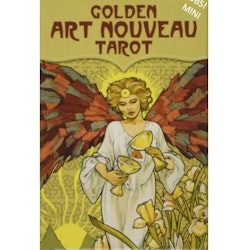 Golden Art Nouveau Tarot Mini (new edition - gold printing ink) (Engelsk)