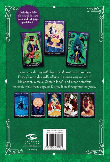 Disney Villains Tarot Deck and Guidebook (Engelsk)