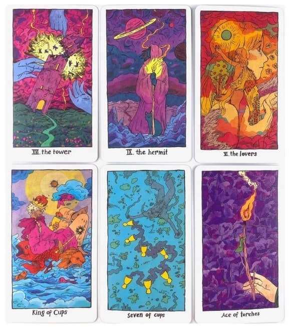 The Cosmic Slumber Tarot (Engelsk)