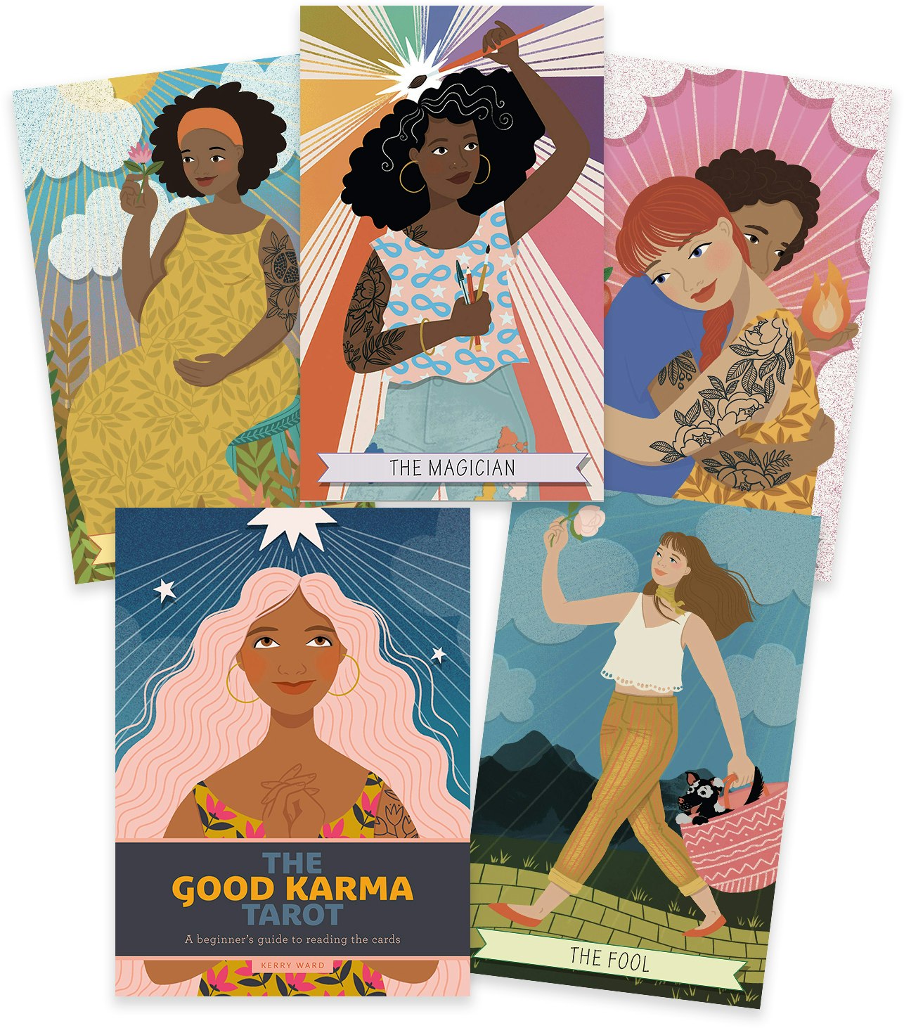 The Good Karma Tarot A Beginner's Guide to Reading the Cards (Engelsk)