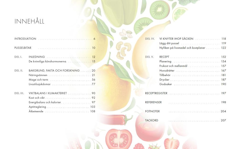 Matbalans ät smart i och efter klimakteriet - hormoner, hälsa, livsstil, vikt, kost