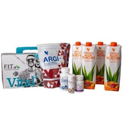 Vital5™ Baspaket inkl 5 produkter med Aloe vera Peaches