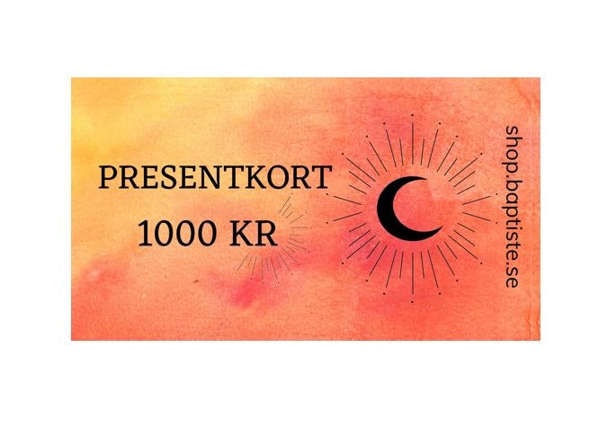 Presentkort 1000 KR