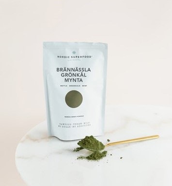 Green - brännässla, grönkål, mynta 80 gram - Nordic Superfood by Myrberg