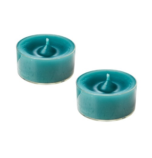 Coloured Tealights värmeljus, 20-pack, mörkpetrol ~4 h D3,8xH2 cm