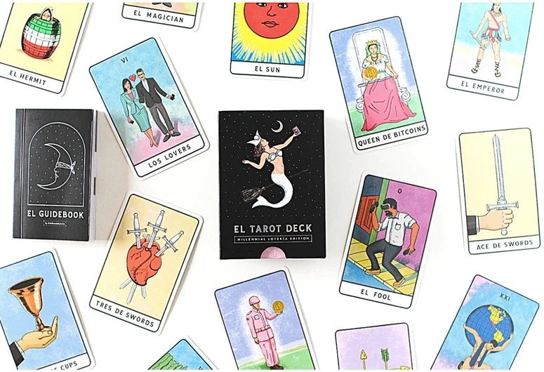 El Tarot Deck: Millennial Lotería Edition (Engelsk)